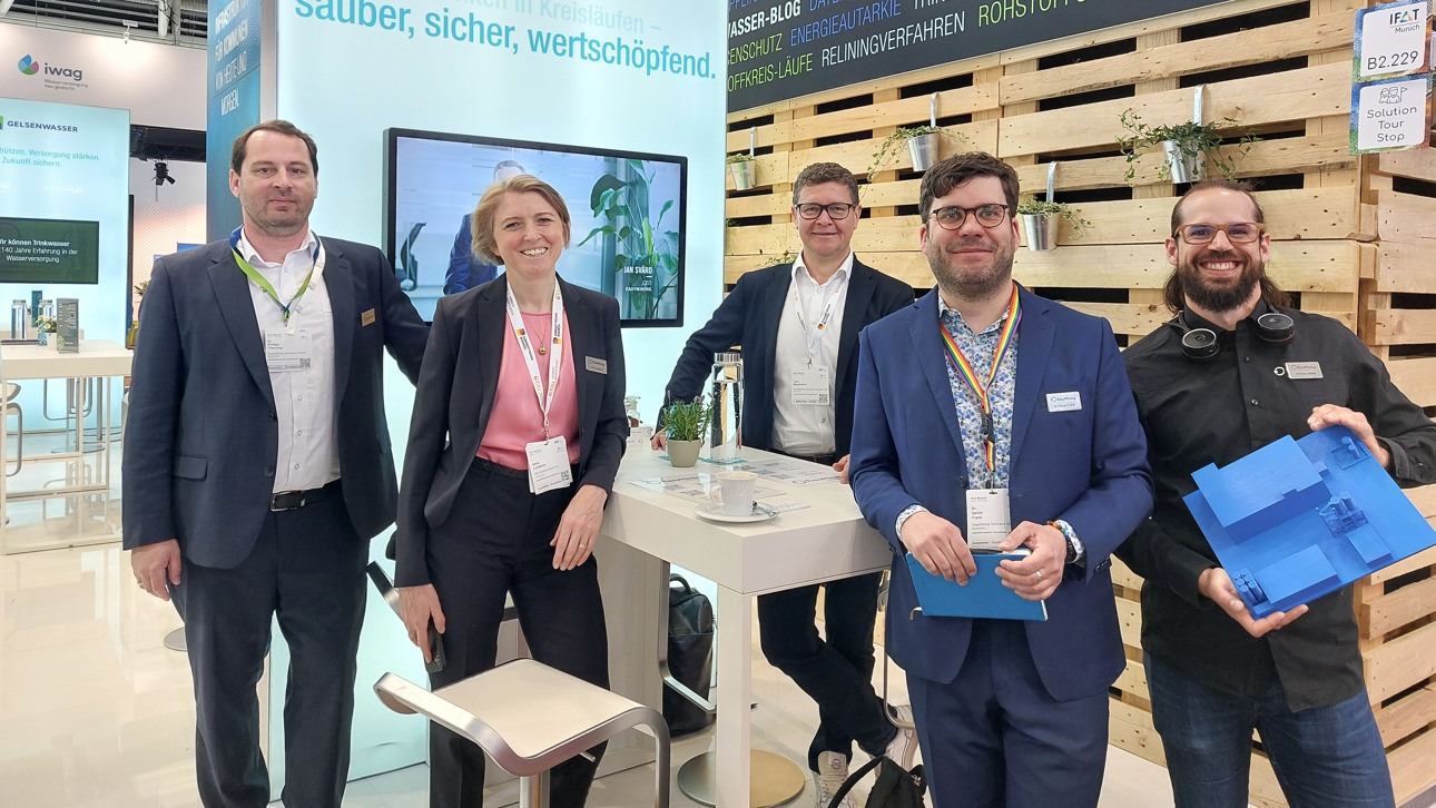 EasyMining team at IFAT 