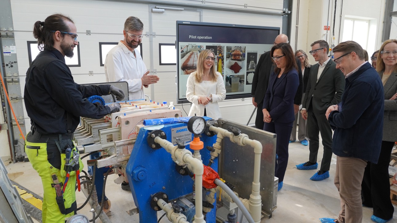 Jessica Ronsencrantz visiting EasyMining